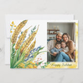 Carte de voeux Sukkot Harvest Blessings (Devant)