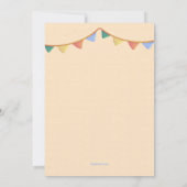 Carte de voeux Sukkot Table (Dos)