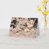 Carte de voeux Sumo (Fleur jaune)