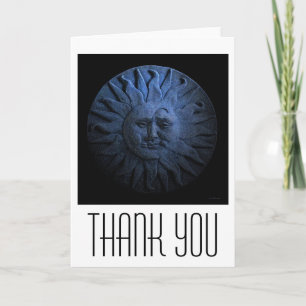 Carte de voeux Sun et Moon Merci