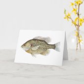 Carte de voeux Sunfish (Fleur jaune)