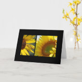 Carte de voeux Sunflower (Fleur jaune)