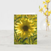 Carte de voeux Sunflower Glow (Fleur jaune)