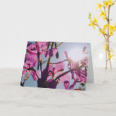Carte de voeux Sunlight Through Flowers (Fleur jaune)