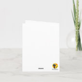 Carte de voeux Sunn YLion (Dos)