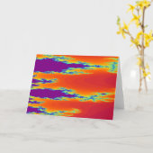 Carte de voeux Sunrise (Fleur jaune)