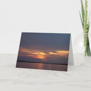 Carte de voeux Sunset
