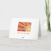 Carte de voeux Sunset Merci (Dos)