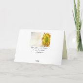 Carte de voeux Sunshine Flower (Dos)