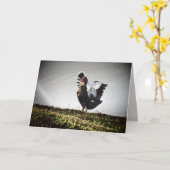 Carte de voeux Super Muscovy Duck (Fleur jaune)