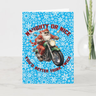 Carte de voeux Super Père Noël