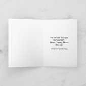 Carte de voeux sur le thème du golf (Intérieur)