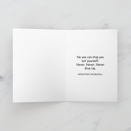 Carte de voeux sur le thème du golf (Intérieur)