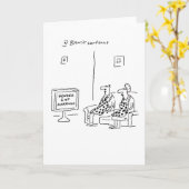 Carte de voeux sur les écarts hommes-femmes (Fleur jaune)