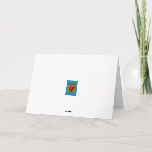 Carte de voeux Surréalisme Circle (Dos)