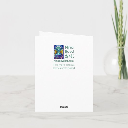 Carte de voeux surréaliste (Dos)