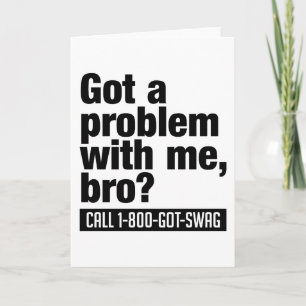 Carte de voeux SWAG personnalisée