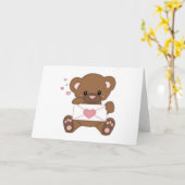 Carte de voeux SWAK (Fleur jaune)