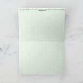 Carte de voeux Swallowtail Butterfly (Intérieur)