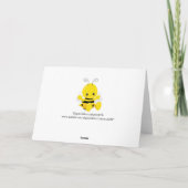 Carte de voeux Sweet Baby Bee (Dos)