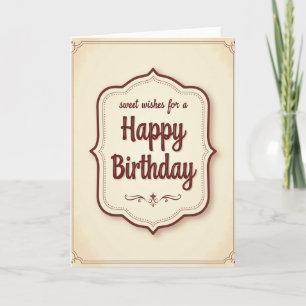 Carte de voeux Sweet Wishes