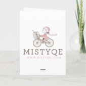 Carte de vœux symboles de Roch Hachana (Dos)