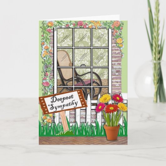 Carte de voeux Sympathie (Devant)