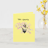 Carte de voeux : Sympathy Tree of Life (Fleur jaune)