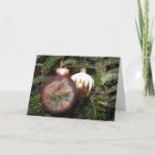 Carte de voeux Tabby Cat Christmas Ball (Devant)