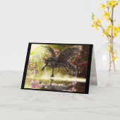 Carte de voeux tactile (Fleur jaune)