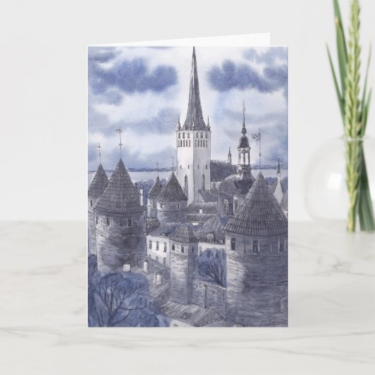 Carte de voeux Tallinn (Devant)