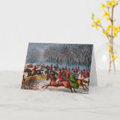 Carte de voeux Tally-Ho (Fleur jaune)