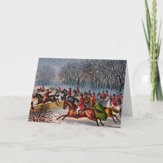 Carte de voeux Tally-Ho (Devant)