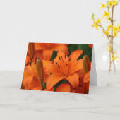 Carte de vœux "Tangerine Beauty" (Fleur jaune)