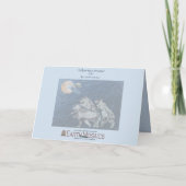 Carte de voeux Tangerine Moon (Dos)