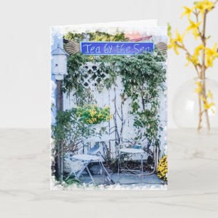 Carte de vœux Tea by the Sea