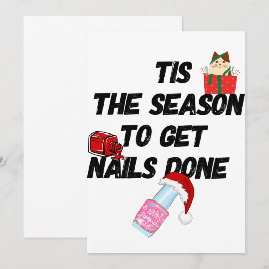 carte de voeux technique (Devant / Derrière)