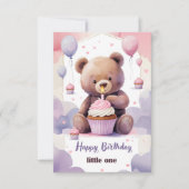 Carte de voeux Teddy Bear (Devant)