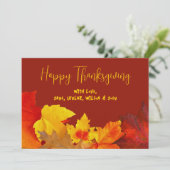 Carte de voeux téléchargeable bon thanksgiving (Debout devant)