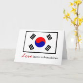 carte de voeux tellement coréenne d'adoption (Fleur jaune)