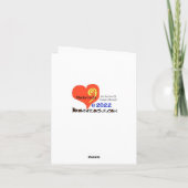 Carte de voeux Tennis Diva Compliment (Dos)