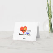 Carte de vœux Tennis je t'aime (Dos)