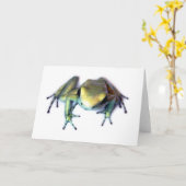 Carte de voeux Terribilis (Fleur jaune)