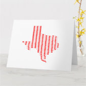 Carte de vœux Texas (Fleur jaune)