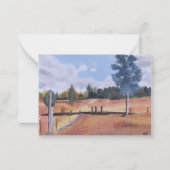 Carte de voeux Texas Ranch (Devant)