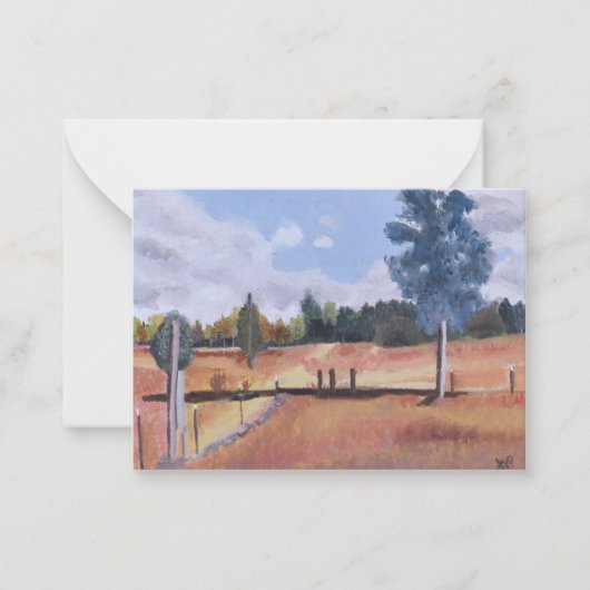 Carte de voeux Texas Ranch (Devant)