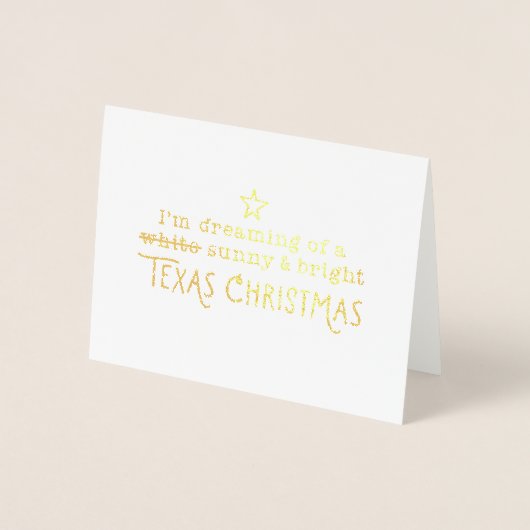 Carte de voeux Texas Sunny and Bright Christmas (Devant)
