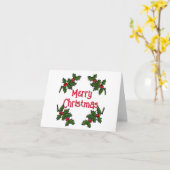 Carte de voeux - Texte encadré dans les branches H (Fleur jaune)