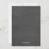Carte de vœux texture gris foncé Joyeuses Fêtes (Dos)
