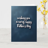 Carte de voeux texturée pour la fête des pères (Fleur jaune)